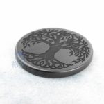 shungite plate tree of life 3 cm engraved