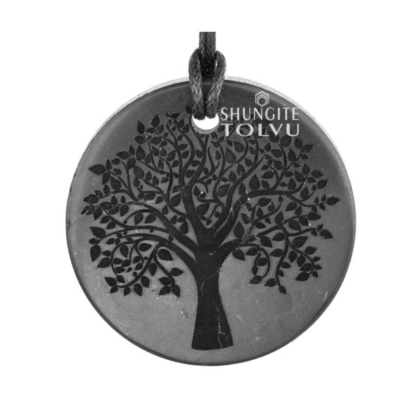 shungite tolvu pendant tree of life