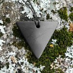 shungite pendant triangle