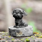 Shungite figurine Pug from Russia