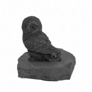 shungite figurine owl small