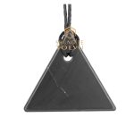 shungite necklace triangle