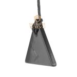 shungite necklace triangle for protection