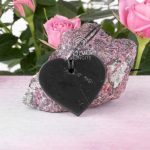 shungite pendant heart