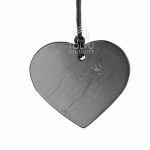 shungite pendant heart big size