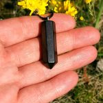 shungite crystal necklace size