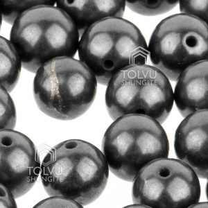 shungite beads 10mm / 0.4 inches