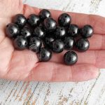 shungite beads 10mm