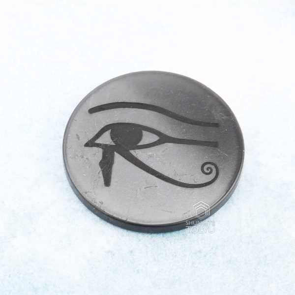 shungite phone plate Eye of Horus