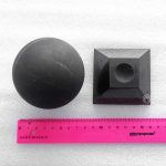 unpolished shungite sphere 80 mm