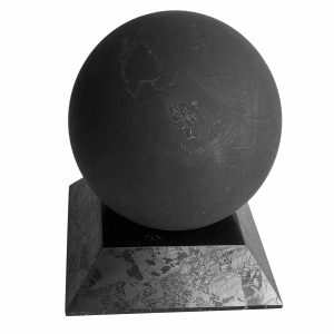 Shungite sphere big size and stand