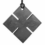 Shungite Saint George pendant necklace