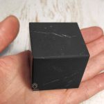 shungite cube unpolished surface 1.6 in