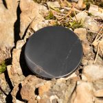 shungite circle plate 5 cm