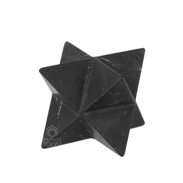 shungite merkaba large size unpolished and size 4.5-5.5 cm