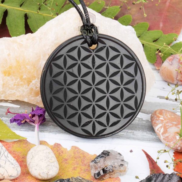 Flower of Life Shungite pendant