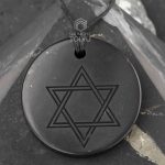 Shungite pendant Star of David