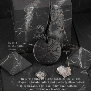 Helm of Awe and quartz pyrite in shungite