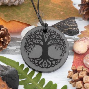 Shungite Tree of Life pendant