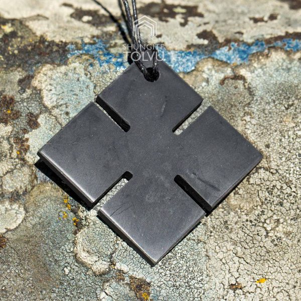 Shungite Saint George pendant