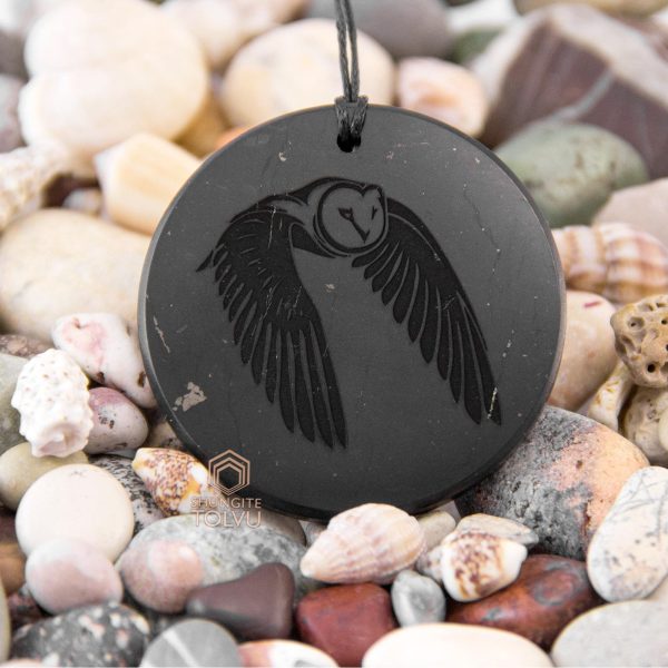 Shungite pendant Night owl