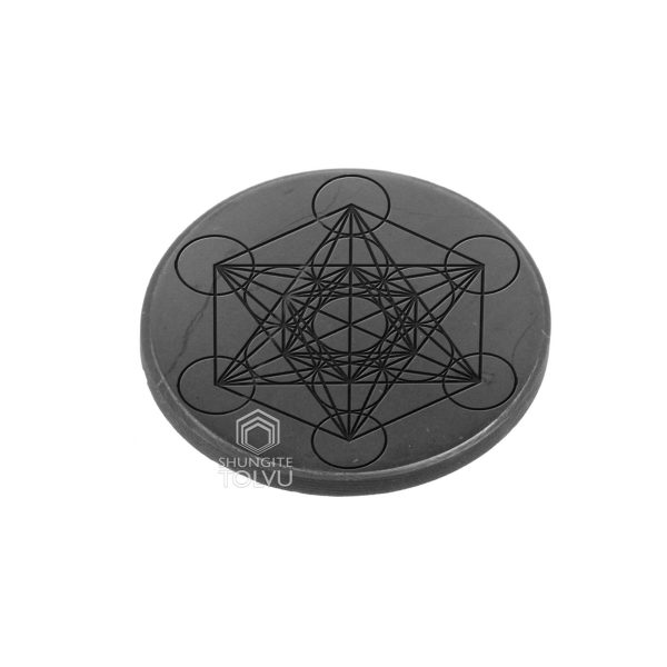 shungite crystal protection plate 3 cm