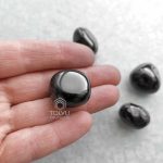 small shungite stone polished