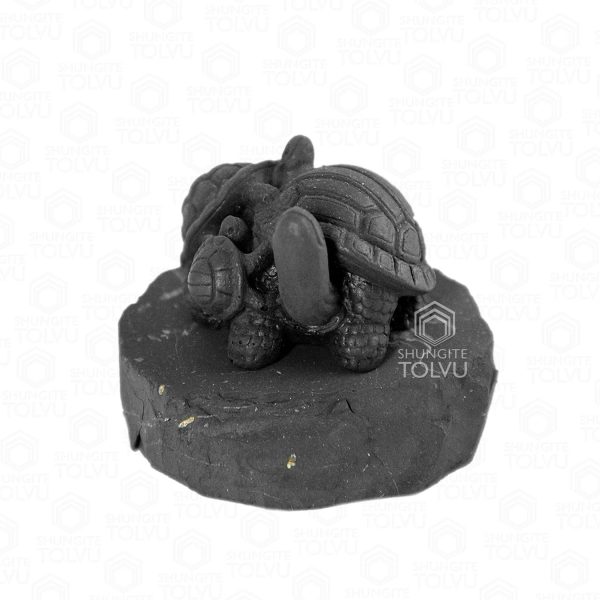 three turtles shungite statuette small figurine