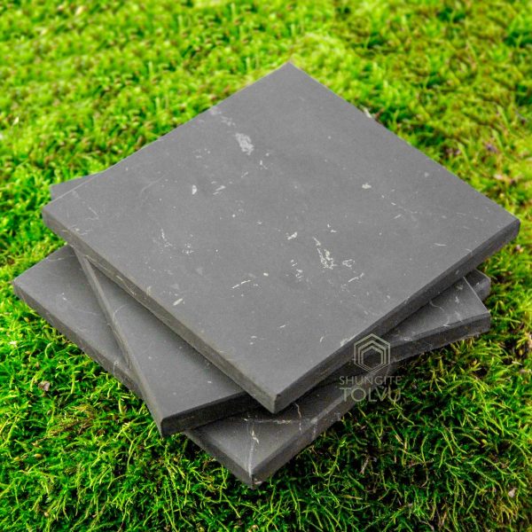 large shungite plates set