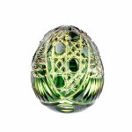 crystal glass egg