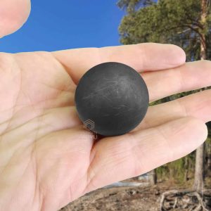 Shungite sphere unpolished 30 mm small size