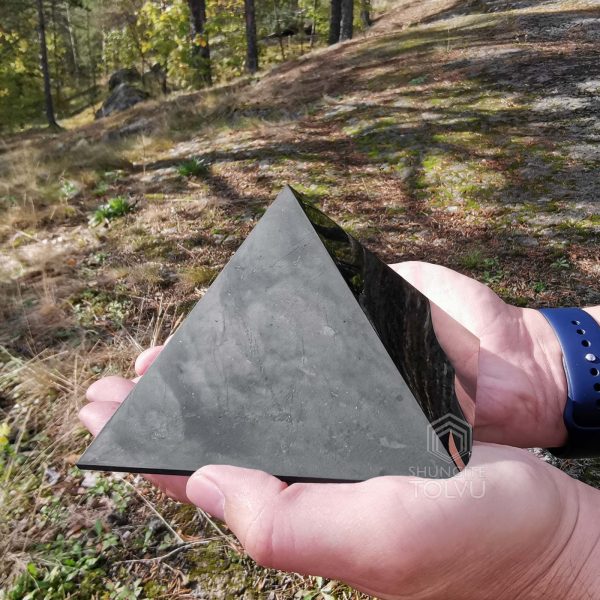 big pyramid 120 mm in the hand