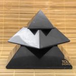 Shungite pyramid large from Russia Folding