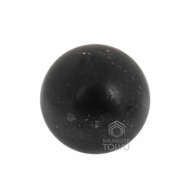 natural black stone ball