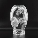 glass sculpture winter mitten