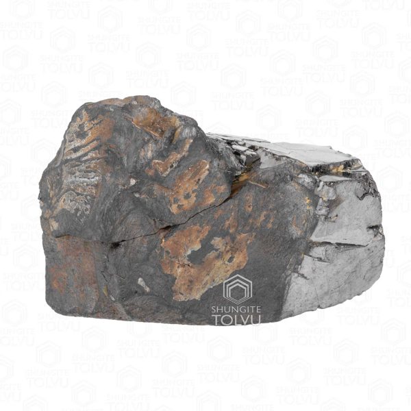shungite 1 stone rear view