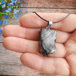 Raw Shungite pendant 0.25-0.53 oz